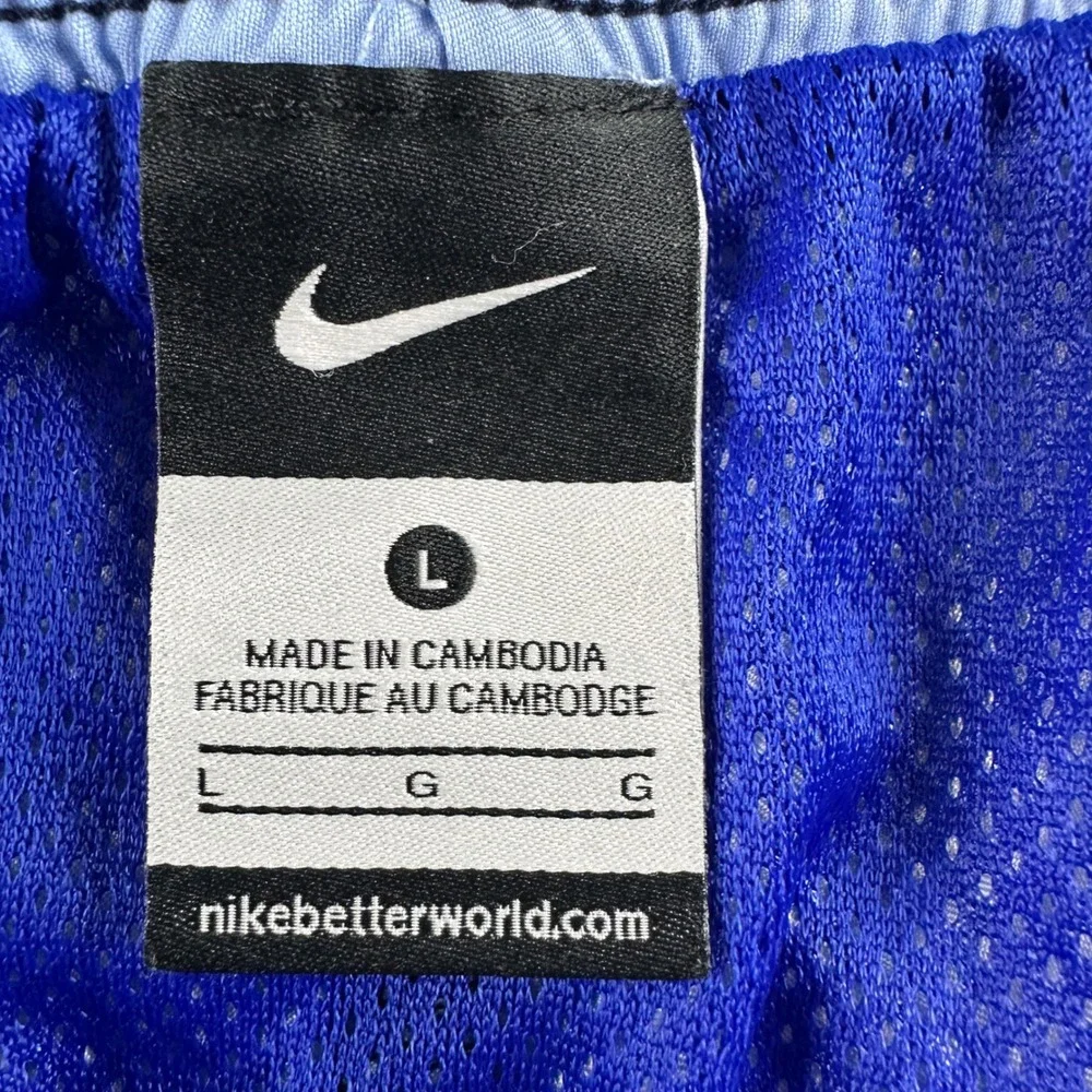 Nike Swim Trunks Mens L Blue Graphic Recycled Polyester  Board Shorts Beach Pool